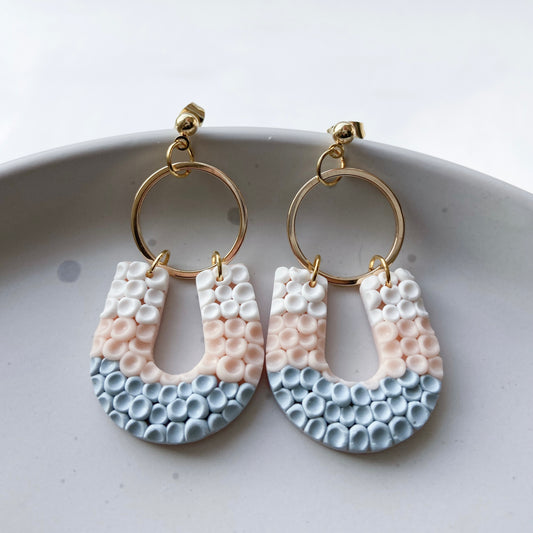 Coral reef statement earrings