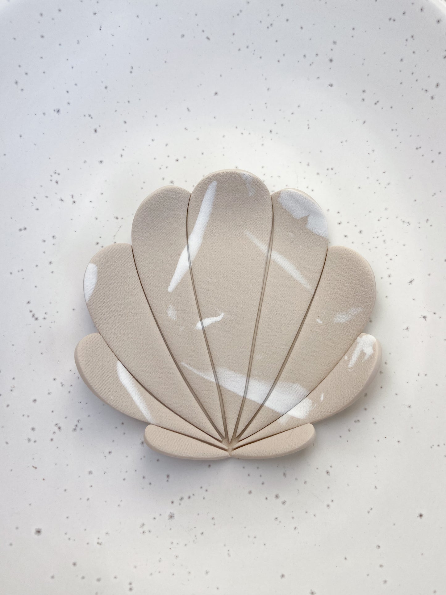 Polymer clay trinket dish (Sand)