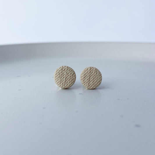 Mini Livies stud earrings (sand)